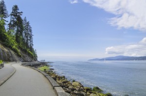 Stanley Park sea wall British Columbia 